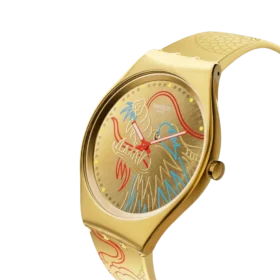 Drache in Gold