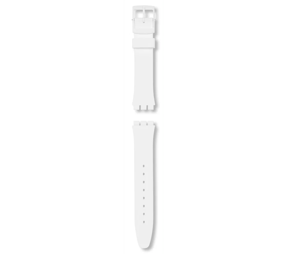 Gent – Weißes, mattes Silikonarmband