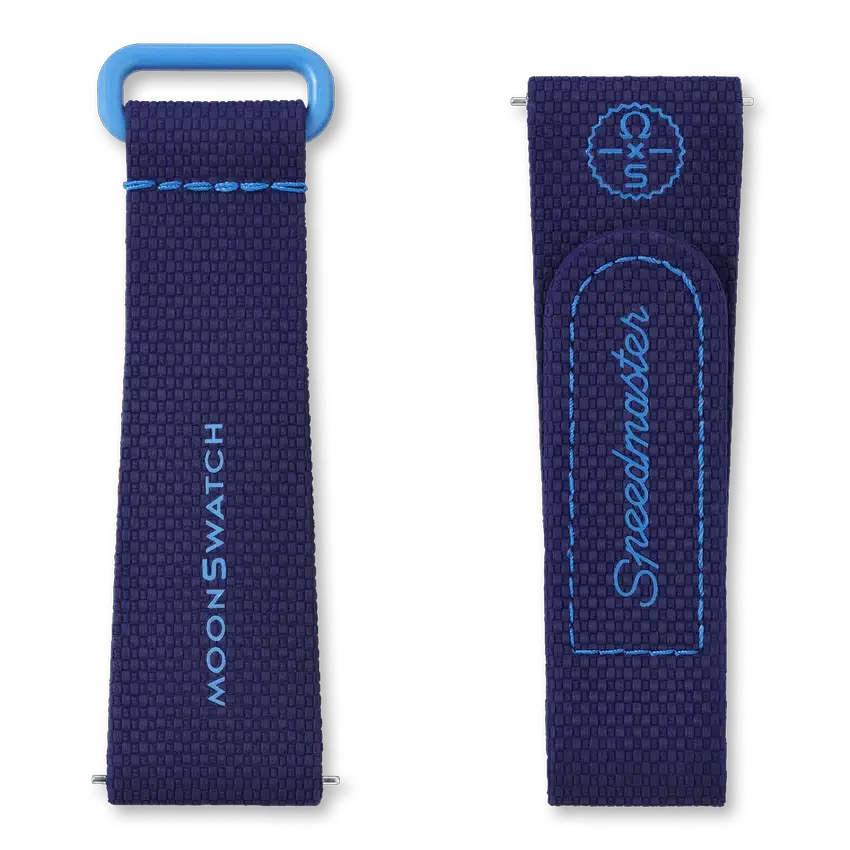 MoonSwatch Marineblau/Blau, Kautschuk