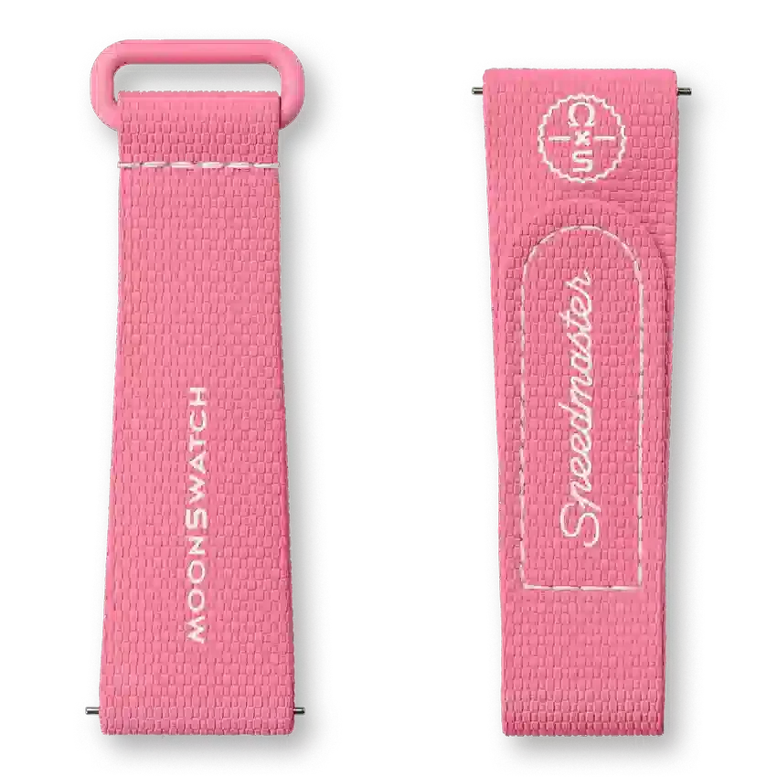 MoonSwatch Pink/Pink-Kautschuk
