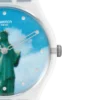 „New York“ von Tadanori Yokoo, die Uhr