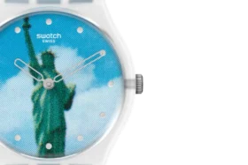 „New York“ von Tadanori Yokoo, die Uhr