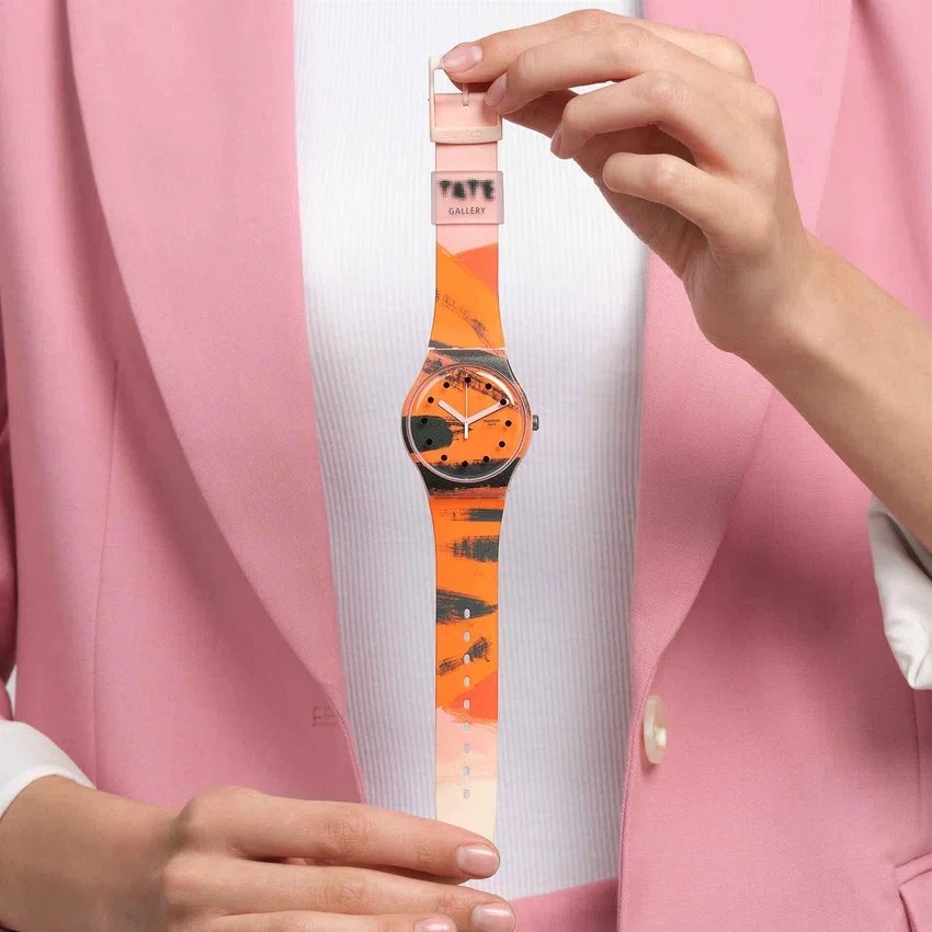 „Orange and Red on Pink“ von Barns-Graham