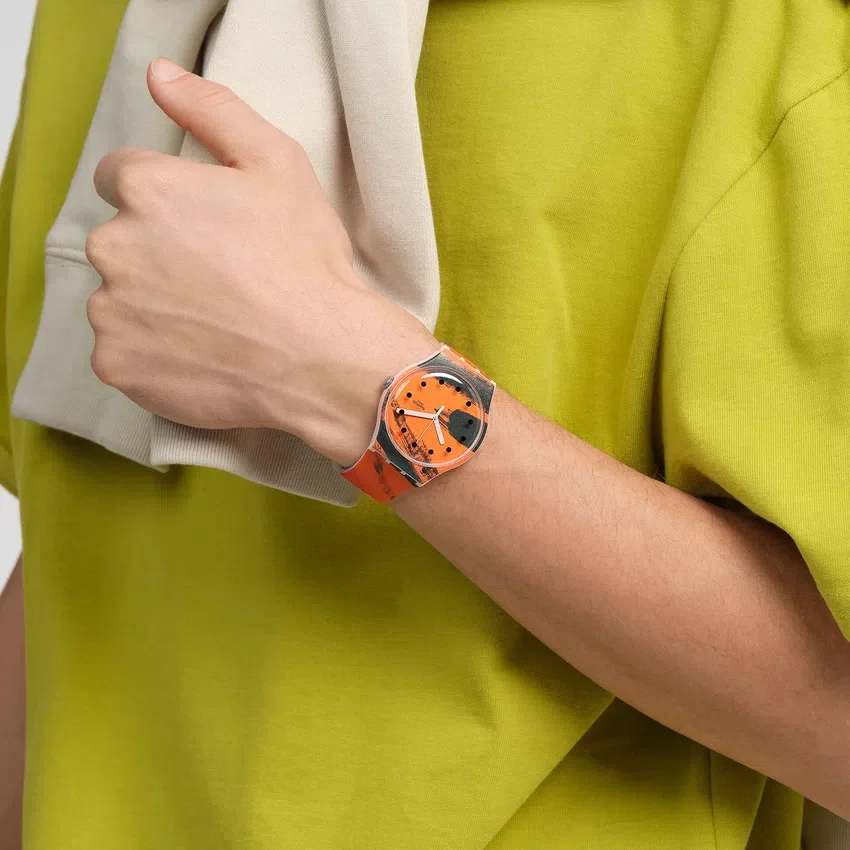 „Orange and Red on Pink“ von Barns-Graham