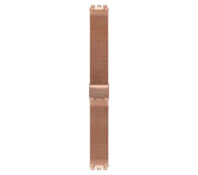 Skin-Armband aus Edelstahl mit Roségold-PVD-Beschichtung