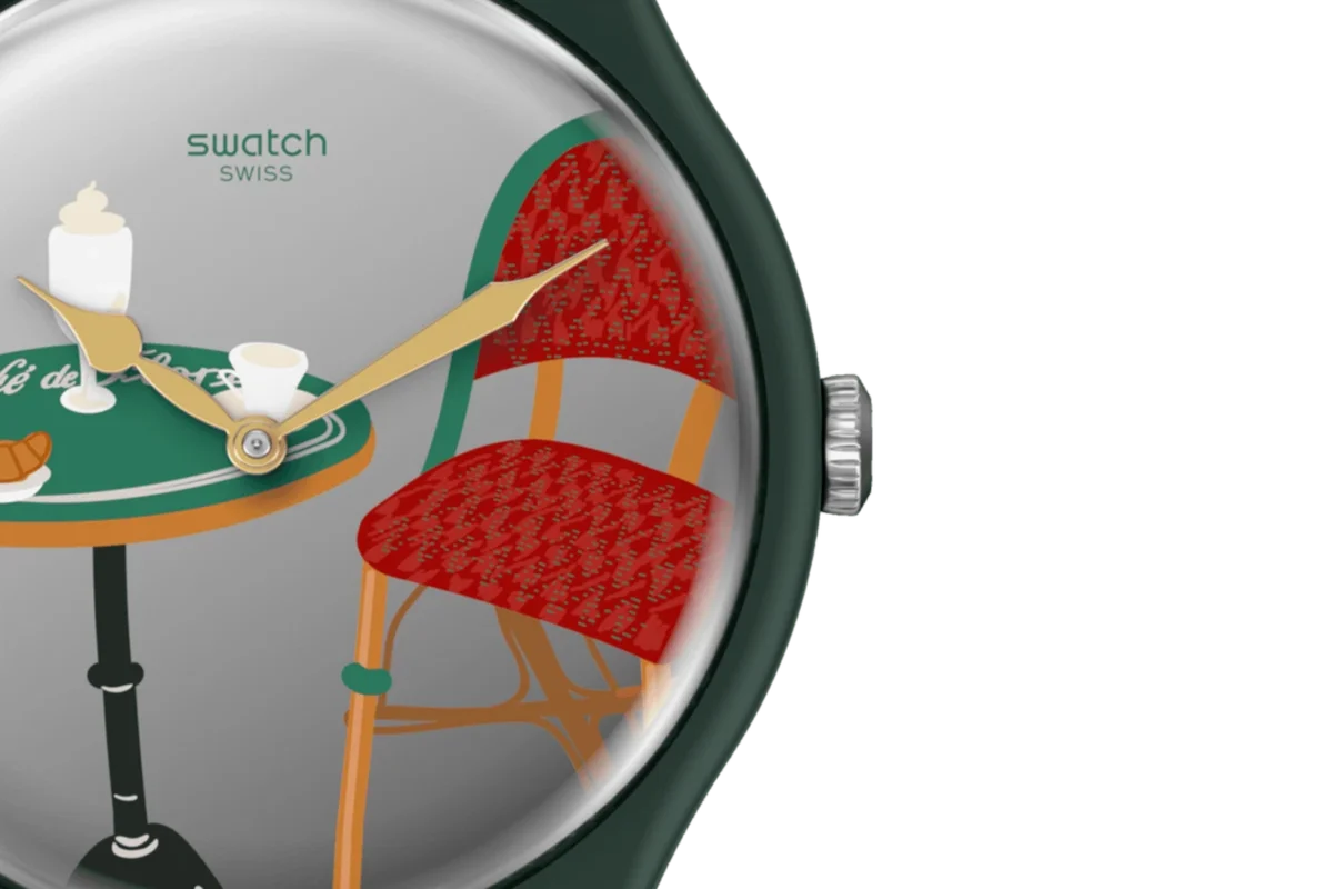 Swatch X Café De Flore für „Not in Paris“